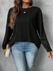 Акція на Блузка жіноча SHEIN GD-00107252 XL Чорна від Rozetka