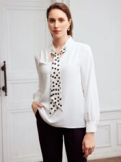 Акція на Блузка жіноча SHEIN GD-00168356 L Біла від Rozetka