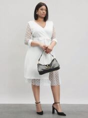 Акція на Плаття вечірнє міді літнє жіноче SHEIN GD-00138337 2XL Біле від Rozetka