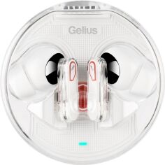 Акція на Бездротові навушники TWS Gelius GP-TWS033 (Incredible series) Clear Wiew Light Білі від Rozetka