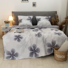 Акція на Комплект постільної білизни Viluta Двоспальний 175x210 см 24269 Ранфорс від Rozetka