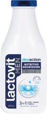 Акція на Гель для душу Lactovit Duoaction для чоловіків 500 мл від Rozetka