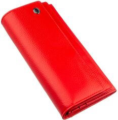 Акція на Жіночий гаманець шкіряний ST Leather Accessories 18954 Червоний від Rozetka