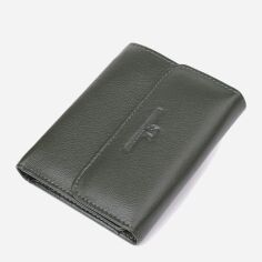 Акція на Гаманець жіночий для карток з натуральної шкіри ST Leather Accessories leather-23075 Зелений від Rozetka
