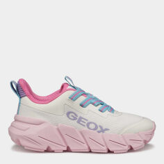 Акція на Підліткові кросівки для дівчинки Geox J Flexyper Fast Girl J55N5A-0T99J-C0406 37 Білий/Рожевий від Rozetka