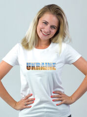 Акція на Футболка жіноча бавовняна Sol's Imperial Women Ukraine Поле DTF11502102/403XXL 2XL Біла від Rozetka