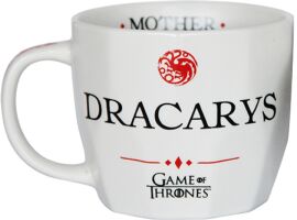 Акція на Кухоль порцеляновий Warner Bros Flat Game of Thrones. Dracarys 400 мл від Rozetka