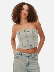Акція на Топ джинсовий жіночий Primark XAZ519767DXLB 42 Синій з бежевим від Rozetka