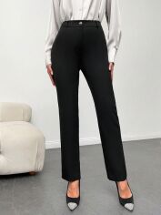 Акція на Штани жіночі SHEIN GD-00153388 XS Чорні від Rozetka