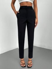 Акція на Штани жіночі SHEIN GD-00102933 44 Чорні від Rozetka