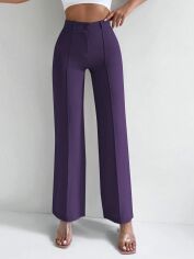 Акція на Штани жіночі SHEIN GD-00168291 L Фіолетові від Rozetka