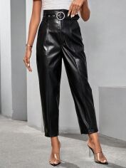 Акція на Штани жіночі SHEIN GD-00158328 S Чорні від Rozetka