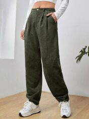Акція на Штани жіночі SHEIN GD-00158325 S Зелені від Rozetka