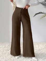 Акція на Штани жіночі SHEIN GD-00159480 S Коричневі від Rozetka