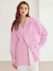 Акція на Блузка жіноча SHEIN GD-00169274 S Рожева від Rozetka