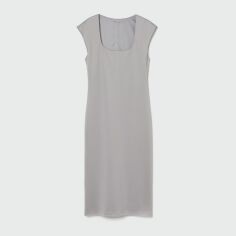 Акція на Плаття міді жіноче H&M XAZ333154YKLI S Сіре від Rozetka