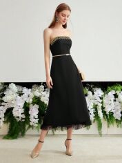Акція на Плаття жіноче SHEIN GD-00143385 M Чорне від Rozetka