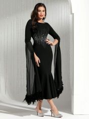 Акція на Сукня жіноча SHEIN GD-00165546 M Чорна від Rozetka