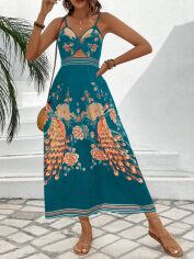 Акція на Сукня жіноча SHEIN GD-00158706 L Зелена від Rozetka