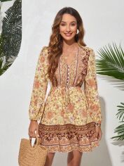 Акція на Сукня жіноча SHEIN GD-00158723 M Різнокольорова від Rozetka