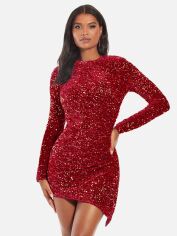 Акція на Сукня жіноча SHEIN GD-00158971 S Червона від Rozetka