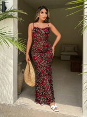 Акція на Сукня жіноча SHEIN GD-00159068 S Різнокольорова від Rozetka