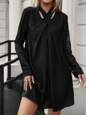 Акція на Сукня жіноча SHEIN GD-00159246 XL Чорна від Rozetka