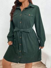 Акція на Сукня жіноча SHEIN GD-00160650 2XL Зелена від Rozetka