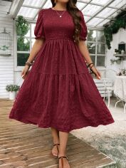 Акція на Сукня жіноча SHEIN GD-00160667 2XL Червона від Rozetka