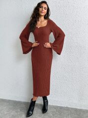 Акція на Сукня жіноча SHEIN GD-00097899 M Теракотова від Rozetka