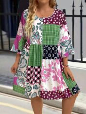 Акція на Сукня жіноча SHEIN GD-00137310 XL Різнокольорова від Rozetka
