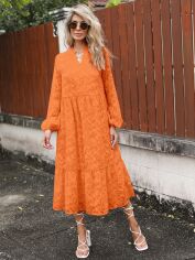 Акція на Сукня жіноча SHEIN GD-00142622 L Помаранчева від Rozetka