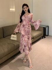 Акція на Сукня жіноча SHEIN GD-00152681 XL Світло-рожева від Rozetka