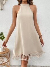 Акція на Сукня жіноча SHEIN GD-00157099 XS Хакі від Rozetka