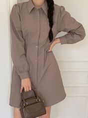 Акція на Сукня жіноча SHEIN GD-00157227 L Сіра від Rozetka