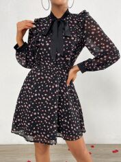 Акція на Сукня жіноча SHEIN GD-00158682 L Чорна від Rozetka