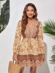 Акція на Сукня жіноча SHEIN GD-00158723 L Різнокольорова від Rozetka