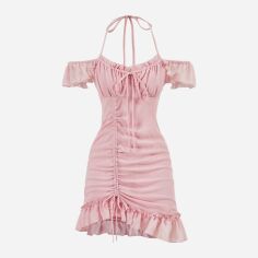 Акція на Сукня жіноча SHEIN GD-00158740 L Рожева від Rozetka