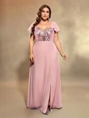Акція на Сукня жіноча SHEIN GD-00158127 XL Рожева від Rozetka