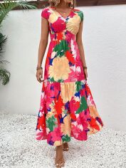Акція на Сукня жіноча SHEIN GD-00158629 L Різнокольорова від Rozetka