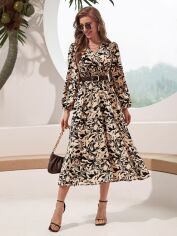Акція на Сукня жіноча SHEIN GD-00158745 L Різнокольорова від Rozetka