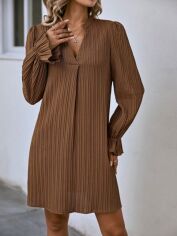 Акція на Сукня жіноча SHEIN GD-00158747 L Коричнева від Rozetka