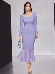 Акція на Сукня жіноча SHEIN GD-00158799 L Фіолетова від Rozetka