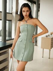 Акція на Сукня жіноча SHEIN GD-00159022 S Зелена від Rozetka