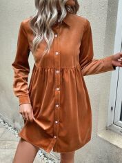 Акція на Сукня жіноча SHEIN GD-00159025 S Рожево-коричнева від Rozetka