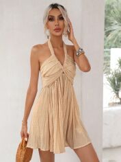 Акція на Сукня жіноча SHEIN GD-00159029 S Хакі від Rozetka