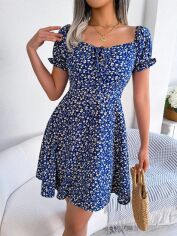 Акція на Сукня жіноча SHEIN GD-00159045 S Темно-синя від Rozetka