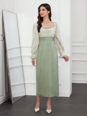 Акція на Сукня жіноча SHEIN GD-00159241 XL Зелена від Rozetka