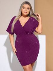 Акція на Сукня жіноча SHEIN GD-00160627 2XL Фіолетова від Rozetka