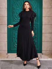 Акція на Сукня жіноча SHEIN GD-00159088 S Чорна від Rozetka